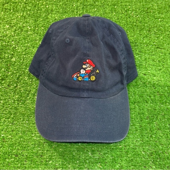 Mario Kart 8 “2019” Official Nintendo Kids Navy Blue Cap Hat Adjustable Size - Picture 1 of 5
